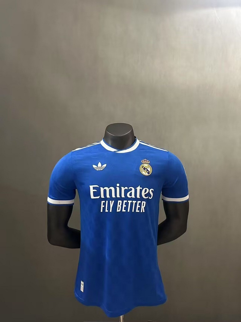 AAA Quality Real Madrid 25/26 Third Blue Leaked Jersey(Player)